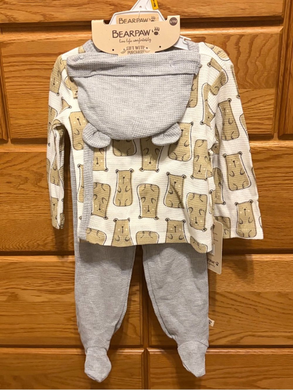 BearPaw Baby 3-Piece Set 🐻 NWT 6-9 mo